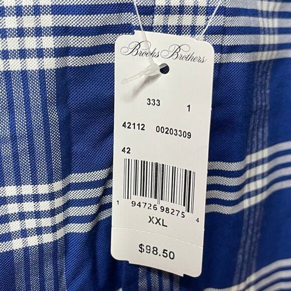 Brooks Brothers Men's Long Sleeves Button Down Sport Shirt Size XXL New - Picture 6 of 8